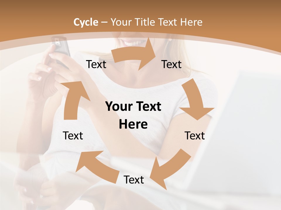 Revenge Emo Woman PowerPoint Template