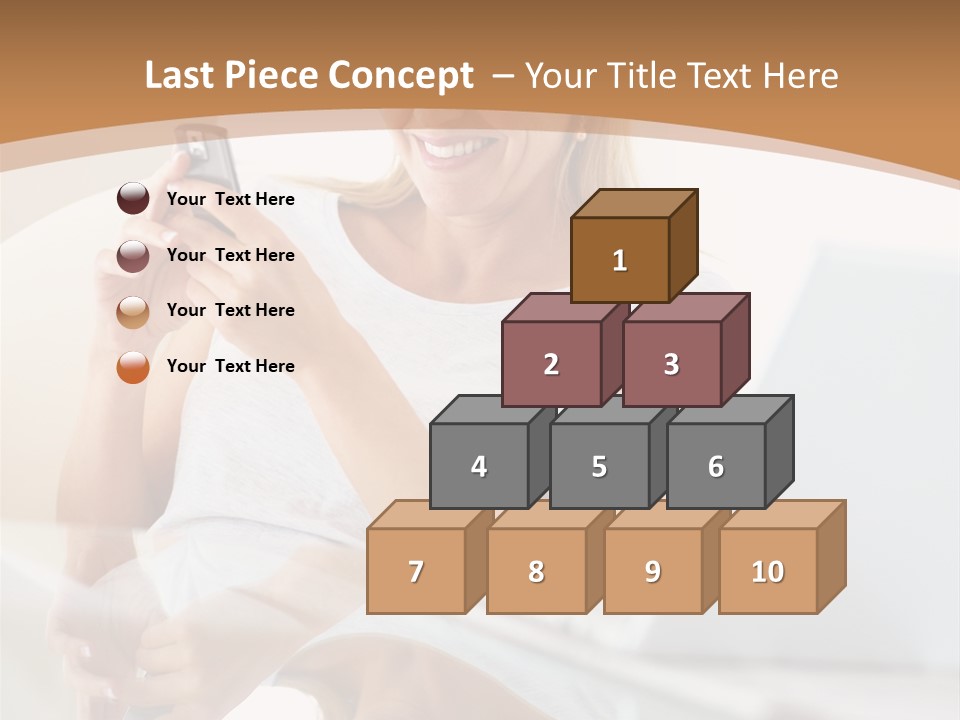 Revenge Emo Woman PowerPoint Template