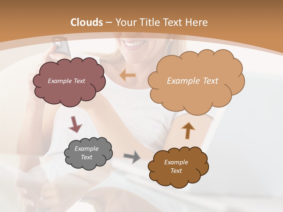 Revenge Emo Woman PowerPoint Template