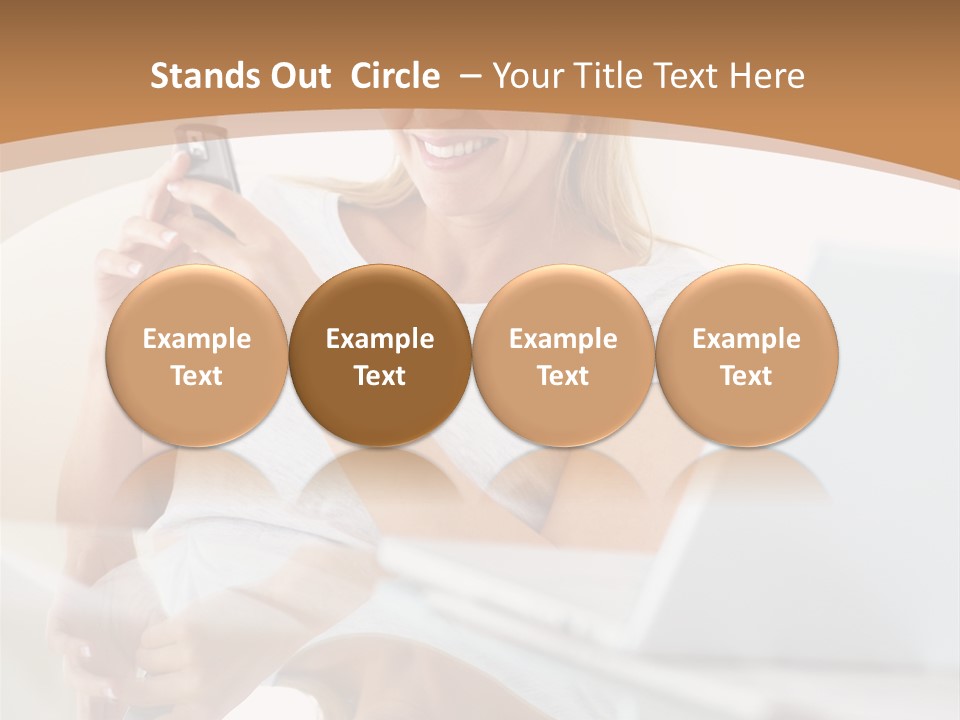 Revenge Emo Woman PowerPoint Template