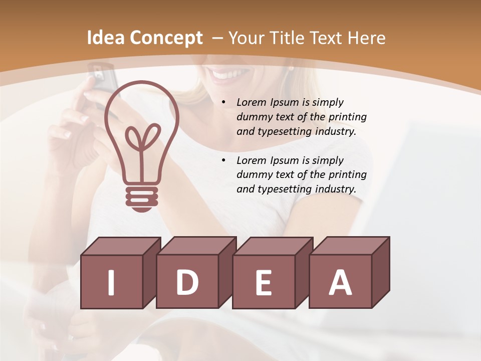 Revenge Emo Woman PowerPoint Template