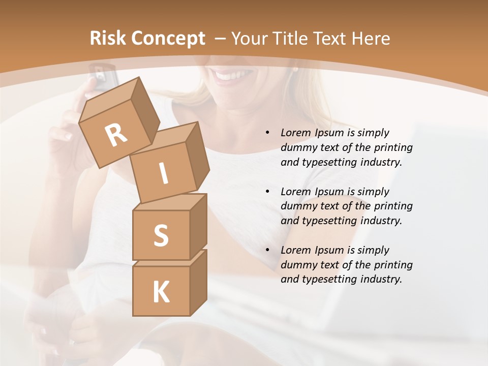 Revenge Emo Woman PowerPoint Template