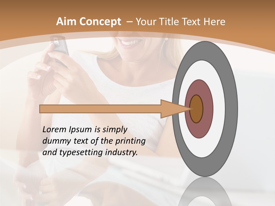 Revenge Emo Woman PowerPoint Template