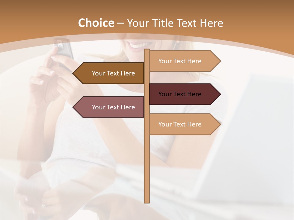 Revenge Emo Woman PowerPoint Template