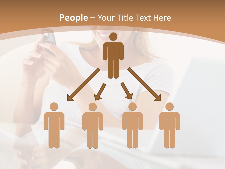 Revenge Emo Woman PowerPoint Template