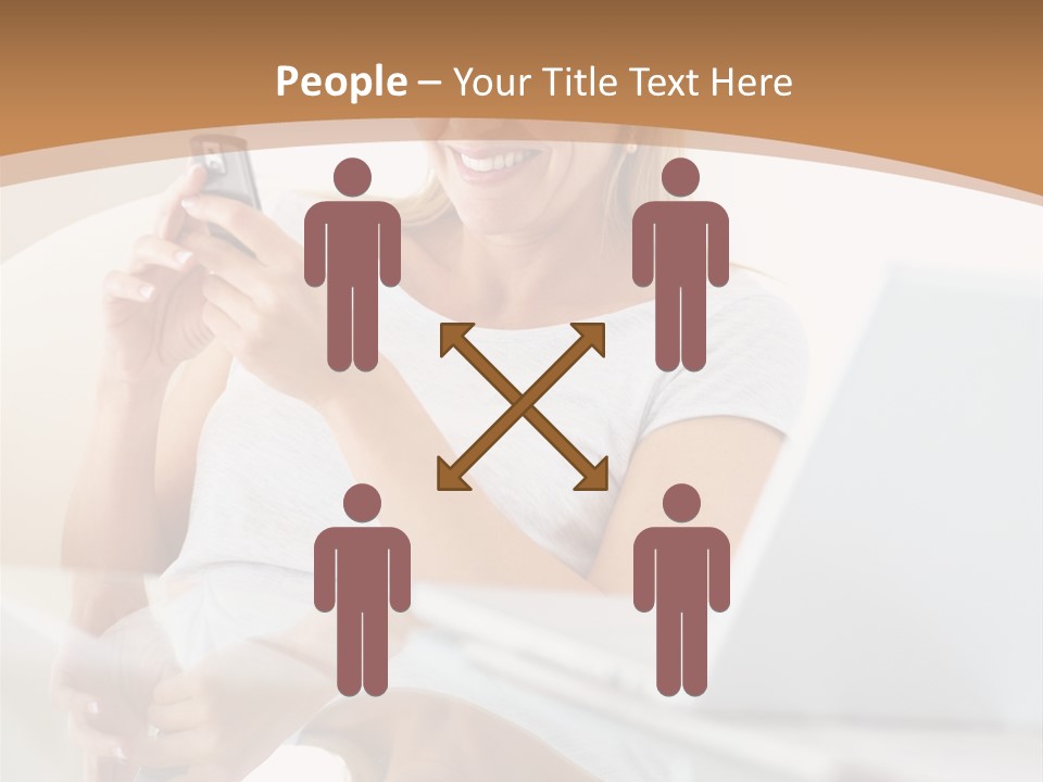 Revenge Emo Woman PowerPoint Template