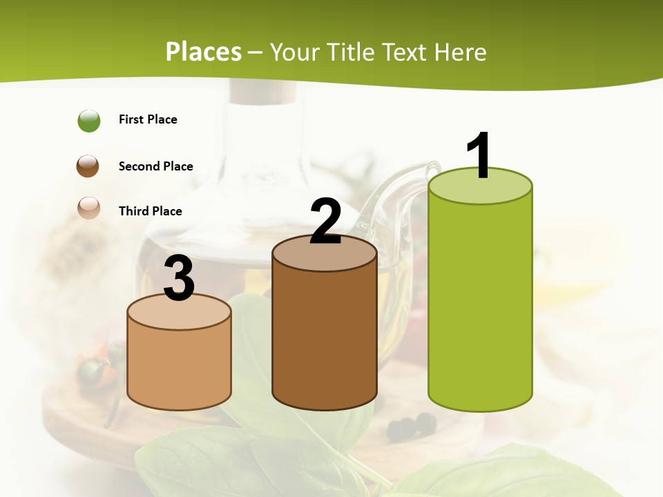 Kitchen Olive Tomato PowerPoint Template