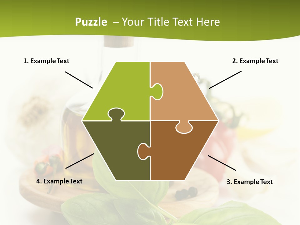 Kitchen Olive Tomato PowerPoint Template