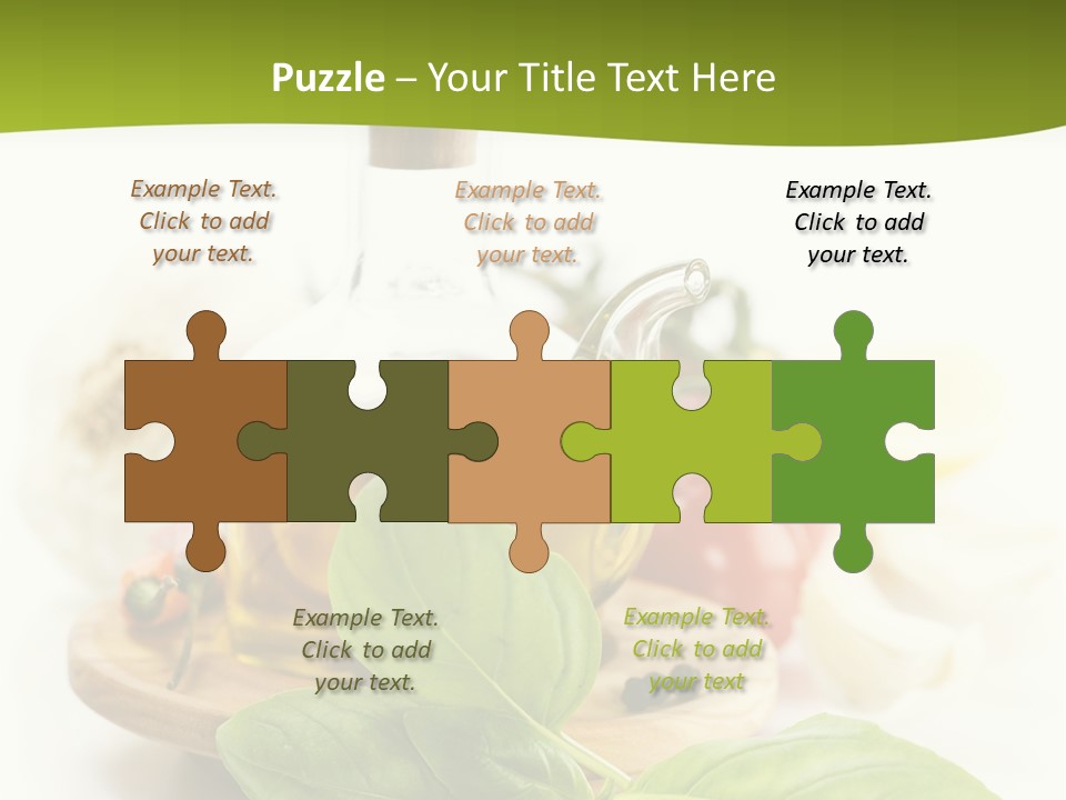 Kitchen Olive Tomato PowerPoint Template