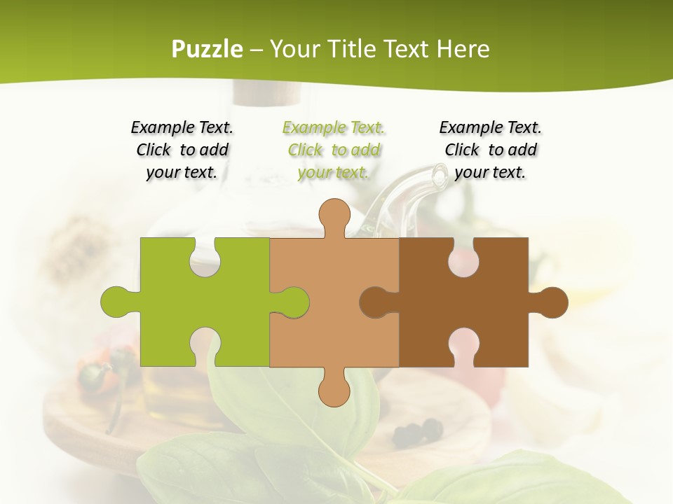 Kitchen Olive Tomato PowerPoint Template