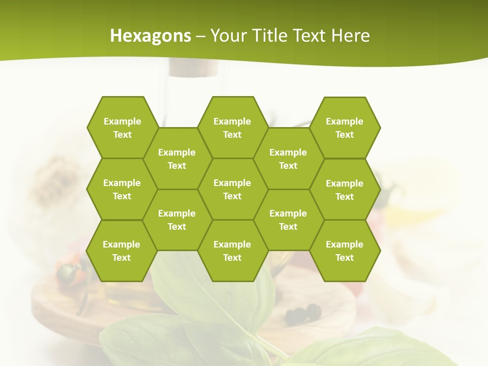 Kitchen Olive Tomato PowerPoint Template