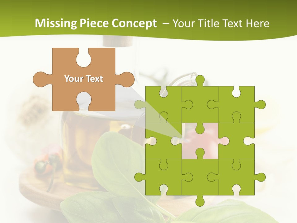 Kitchen Olive Tomato PowerPoint Template