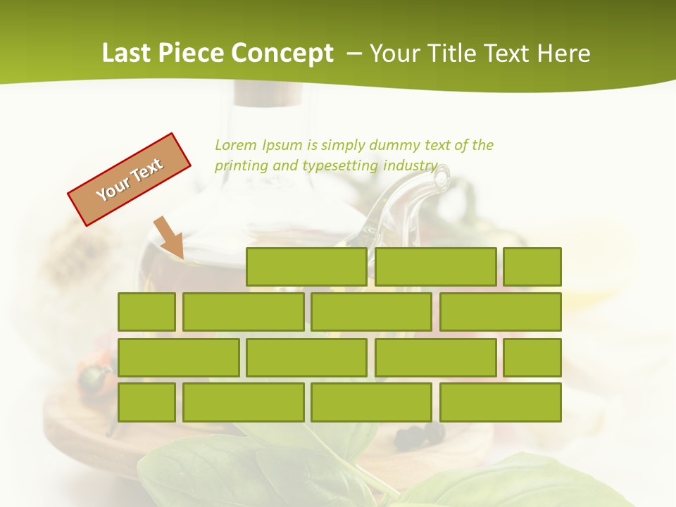 Kitchen Olive Tomato PowerPoint Template