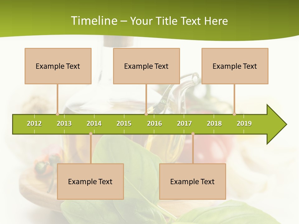 Kitchen Olive Tomato PowerPoint Template