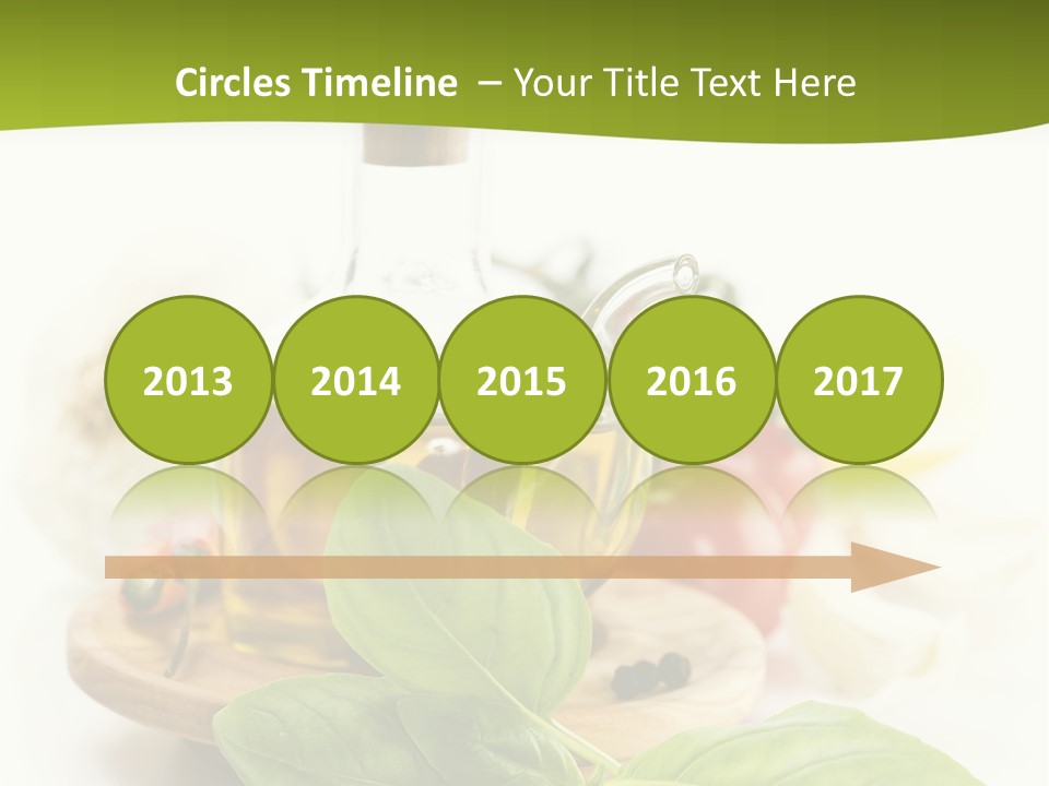 Kitchen Olive Tomato PowerPoint Template