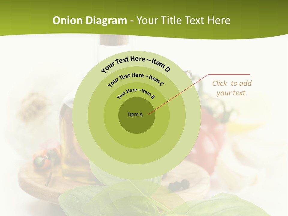 Kitchen Olive Tomato PowerPoint Template