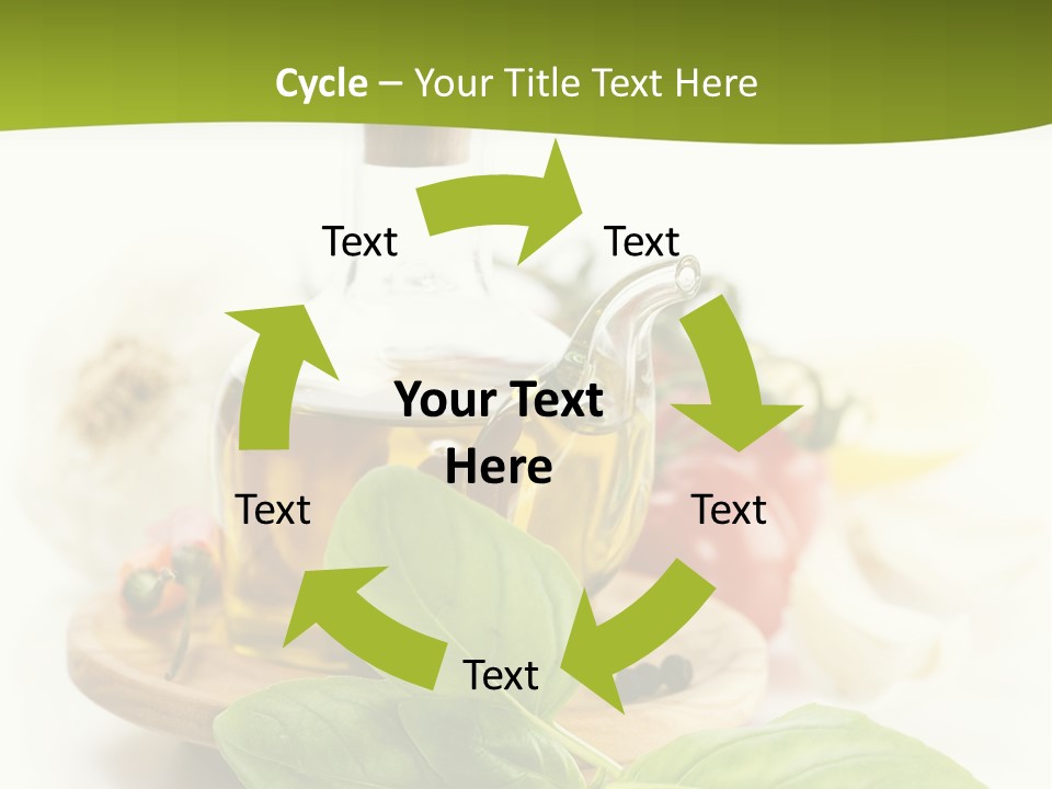 Kitchen Olive Tomato PowerPoint Template