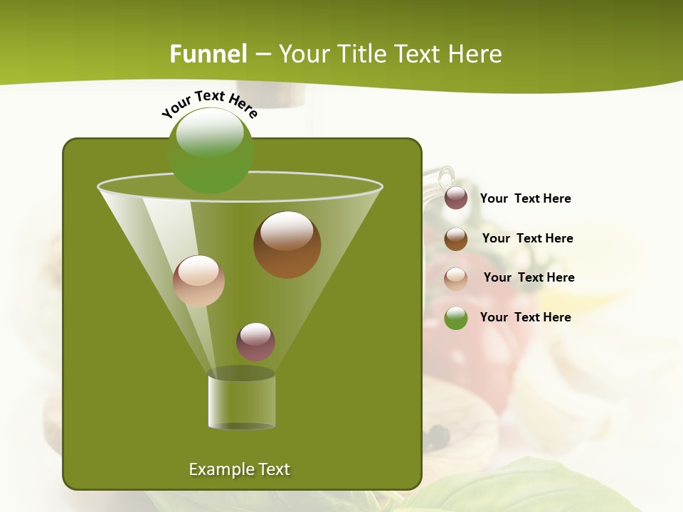 Kitchen Olive Tomato PowerPoint Template