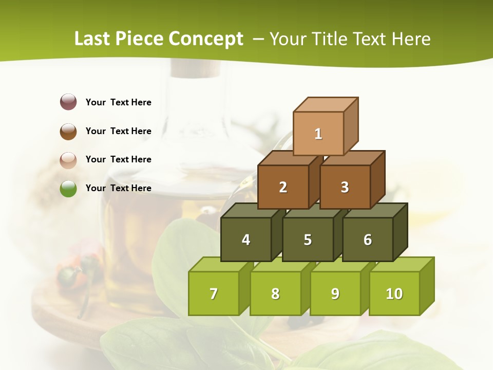 Kitchen Olive Tomato PowerPoint Template