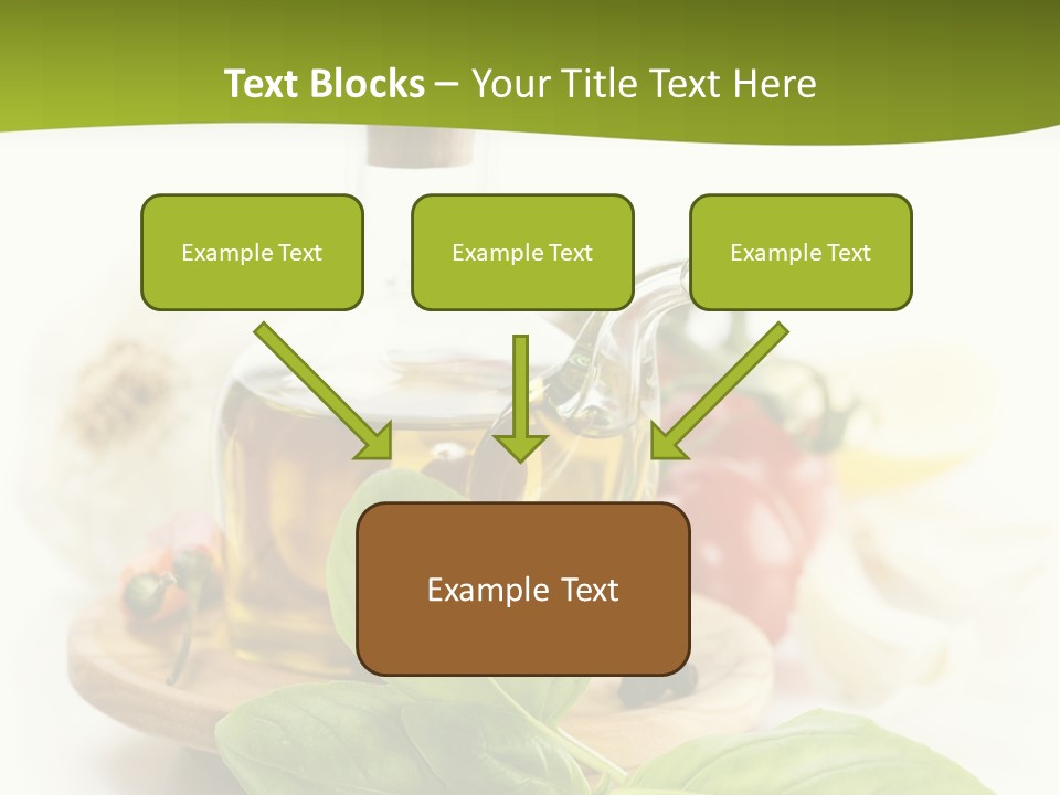 Kitchen Olive Tomato PowerPoint Template