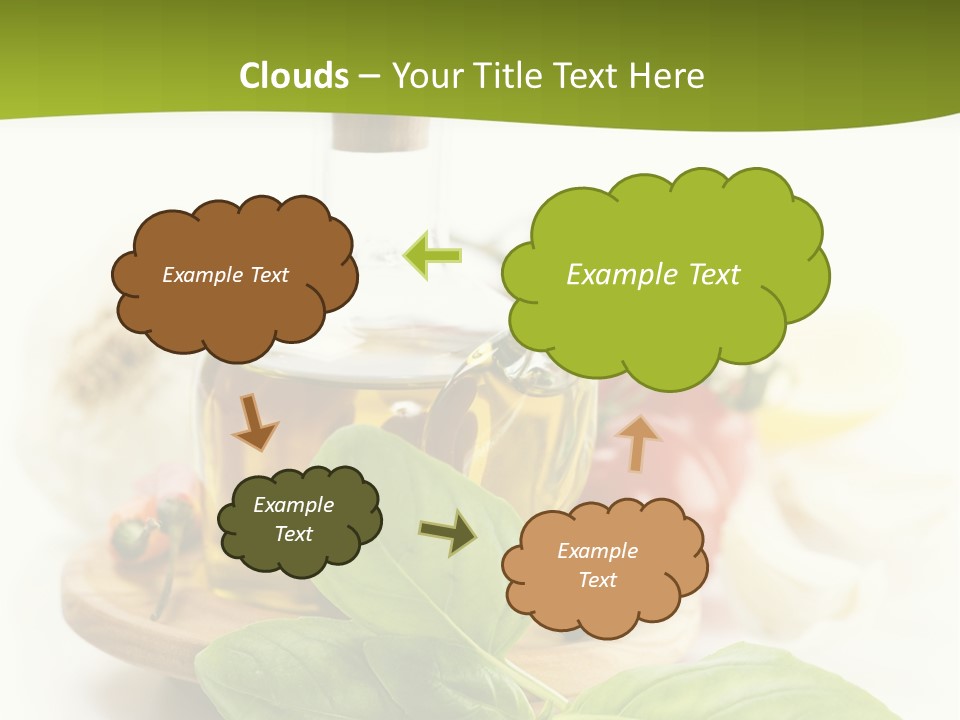 Kitchen Olive Tomato PowerPoint Template