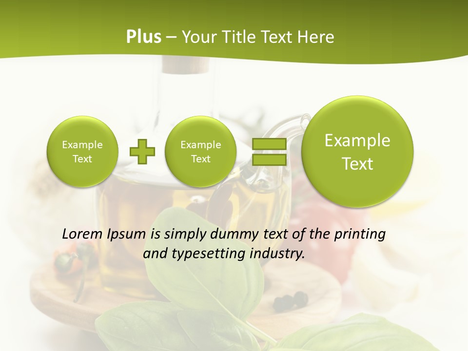 Kitchen Olive Tomato PowerPoint Template