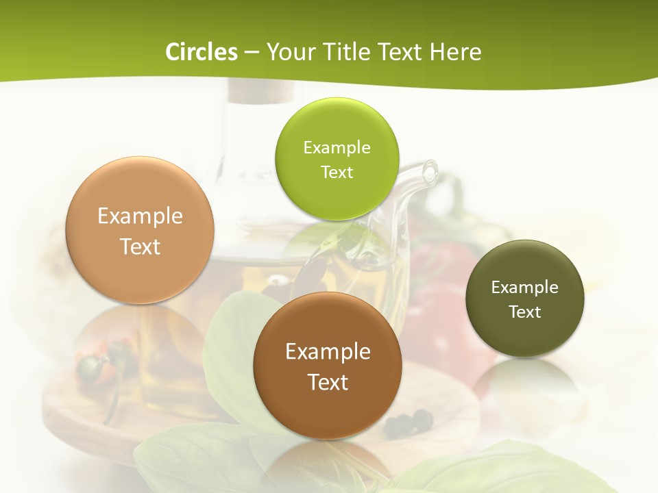 Kitchen Olive Tomato PowerPoint Template