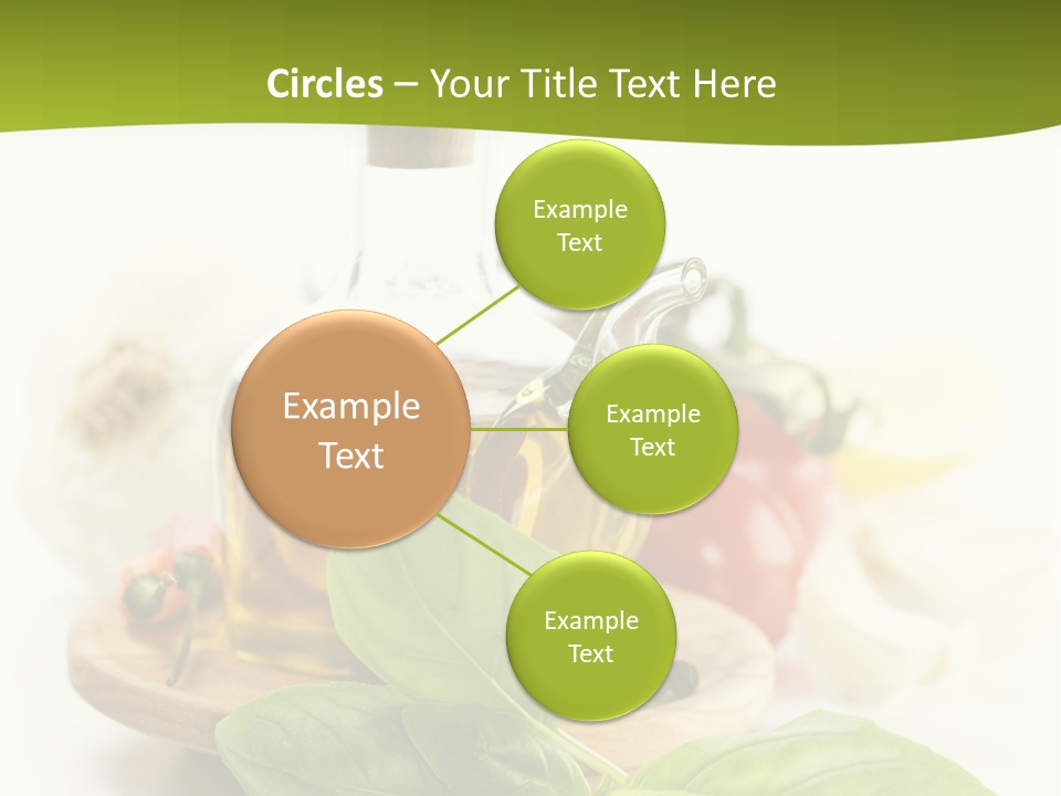 Kitchen Olive Tomato PowerPoint Template