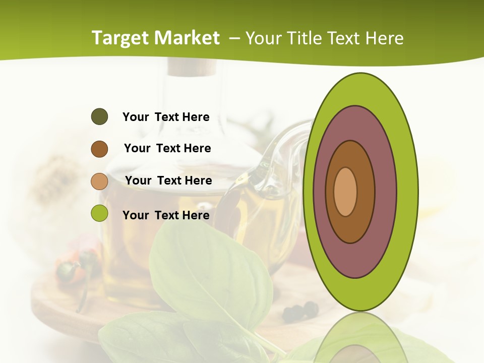 Kitchen Olive Tomato PowerPoint Template