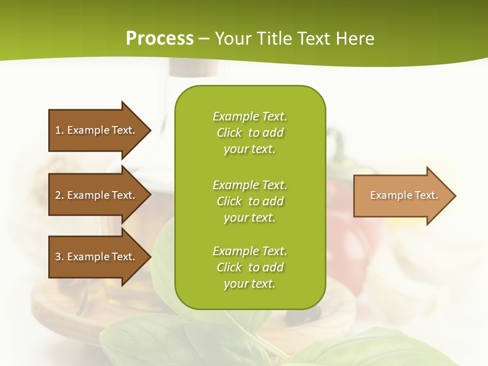 Kitchen Olive Tomato PowerPoint Template