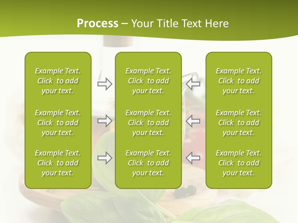 Kitchen Olive Tomato PowerPoint Template