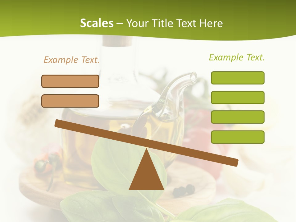 Kitchen Olive Tomato PowerPoint Template