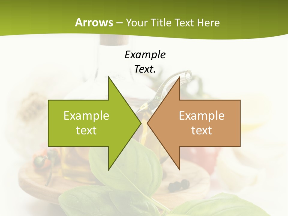 Kitchen Olive Tomato PowerPoint Template