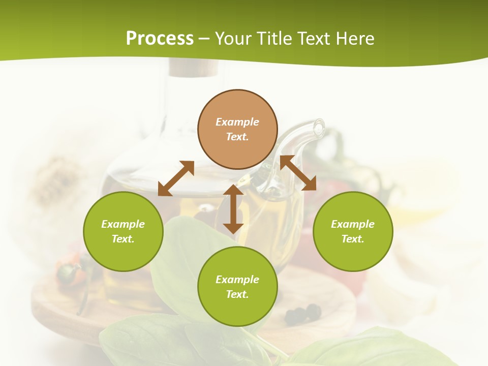 Kitchen Olive Tomato PowerPoint Template