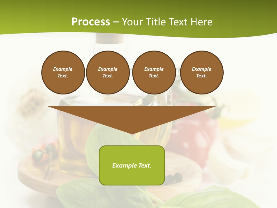 Kitchen Olive Tomato PowerPoint Template