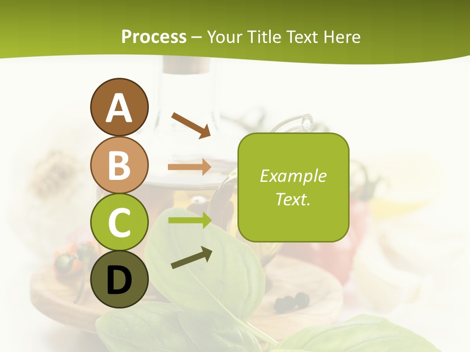 Kitchen Olive Tomato PowerPoint Template