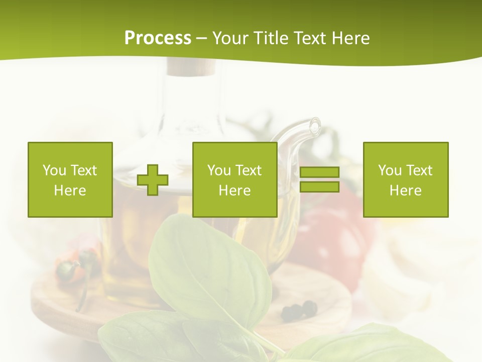 Kitchen Olive Tomato PowerPoint Template