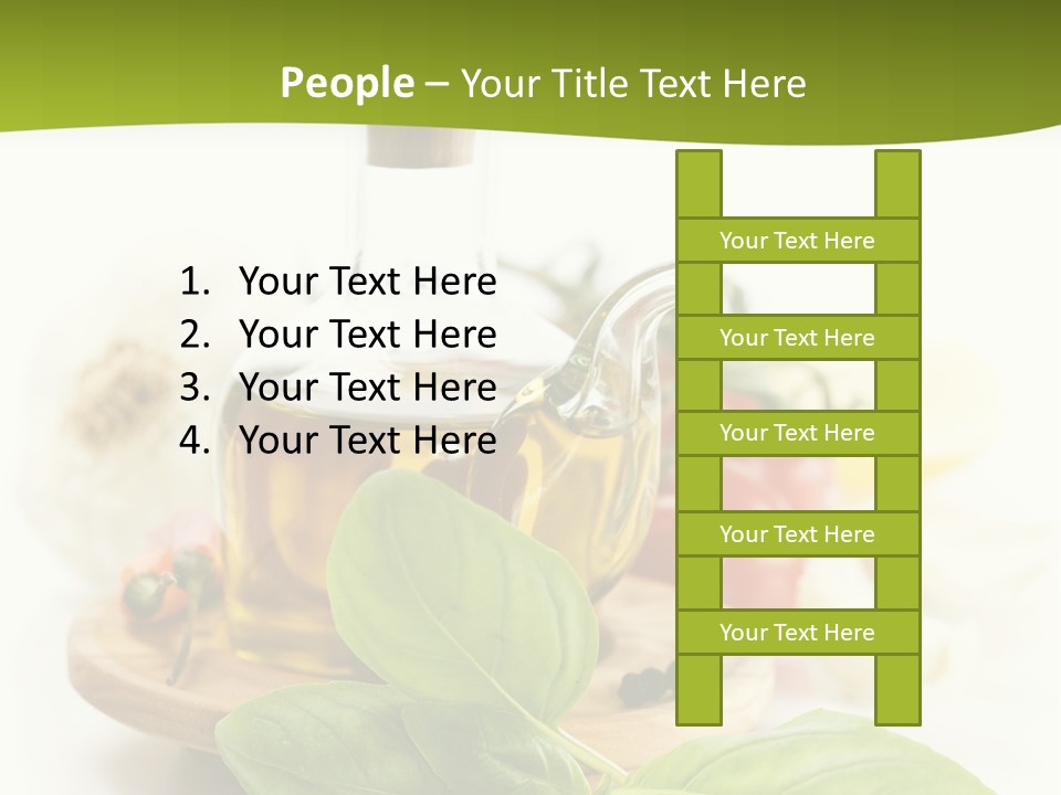 Kitchen Olive Tomato PowerPoint Template