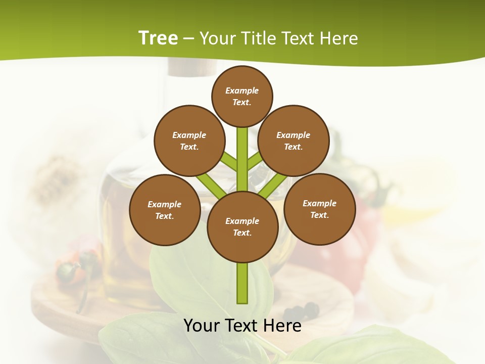 Kitchen Olive Tomato PowerPoint Template