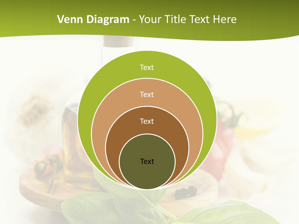 Kitchen Olive Tomato PowerPoint Template