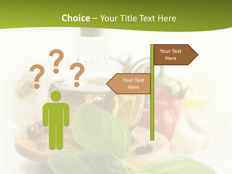Kitchen Olive Tomato PowerPoint Template