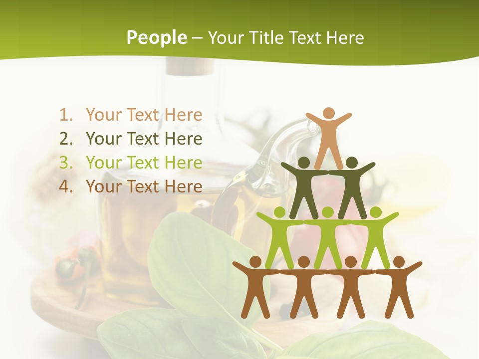 Kitchen Olive Tomato PowerPoint Template