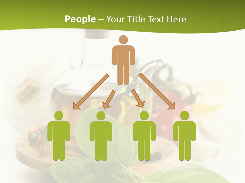 Kitchen Olive Tomato PowerPoint Template