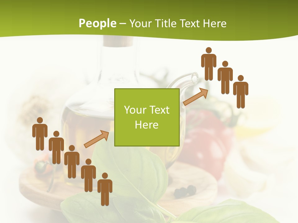 Kitchen Olive Tomato PowerPoint Template