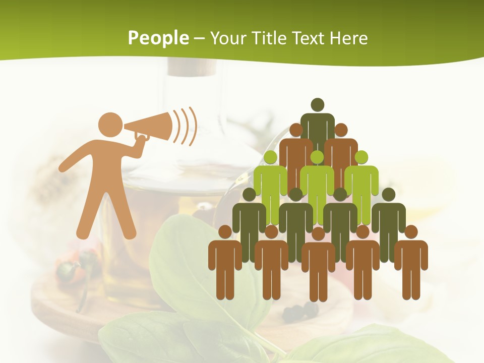 Kitchen Olive Tomato PowerPoint Template