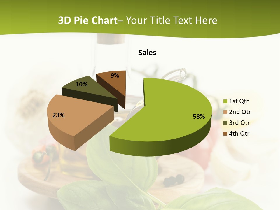 Kitchen Olive Tomato PowerPoint Template