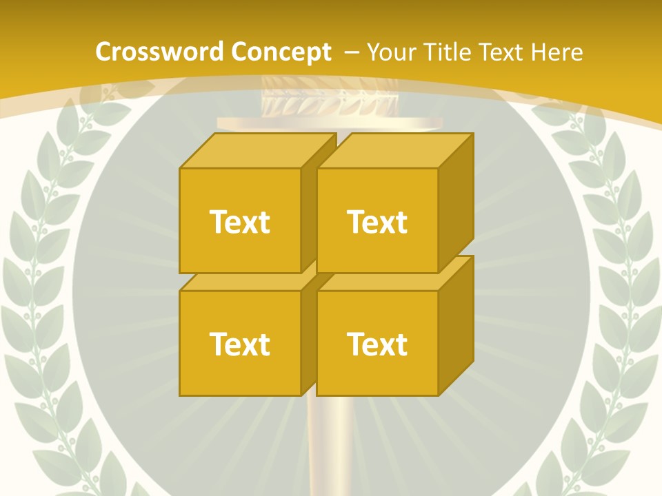 Emblem Badge Freedom PowerPoint Template