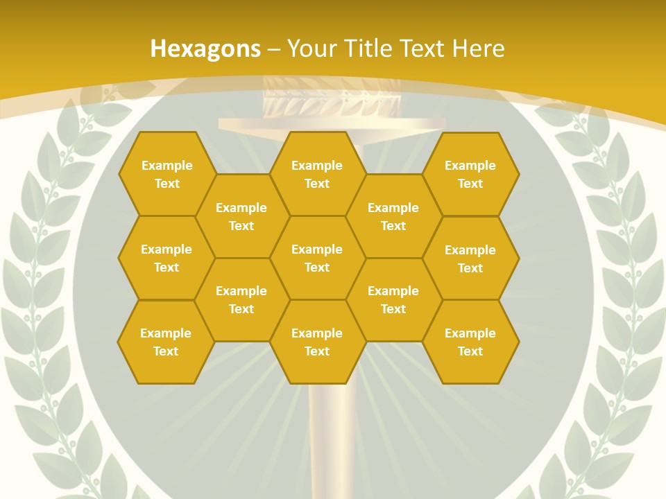 Emblem Badge Freedom PowerPoint Template