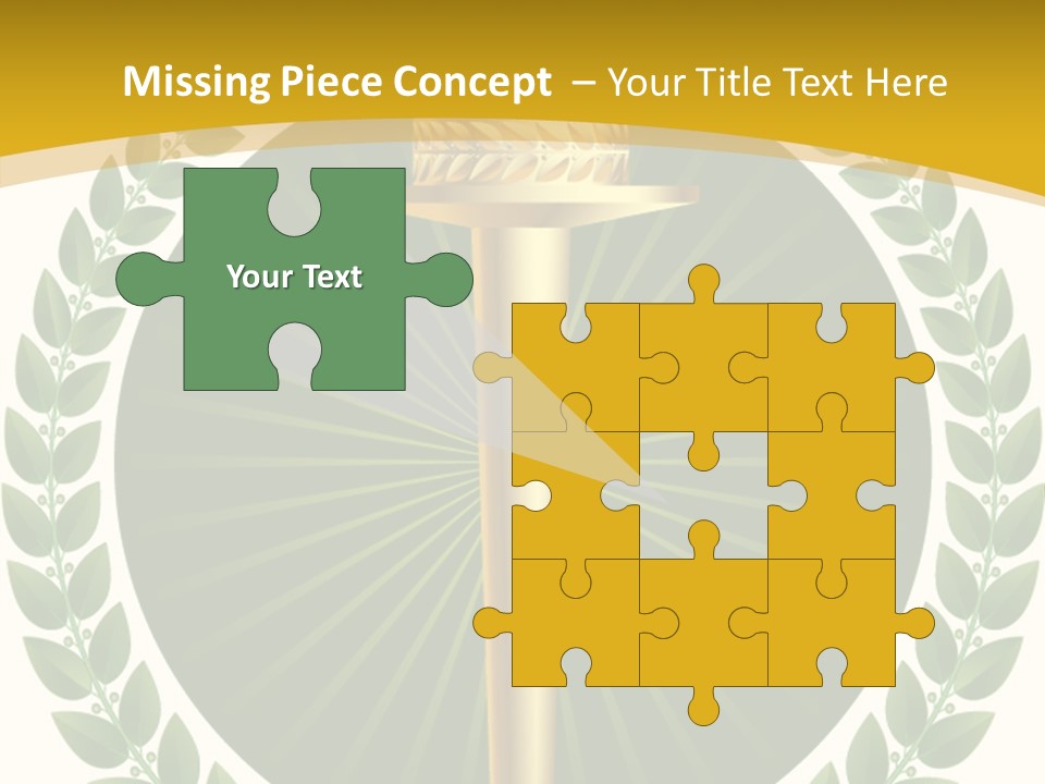 Emblem Badge Freedom PowerPoint Template