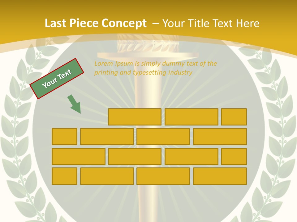 Emblem Badge Freedom PowerPoint Template